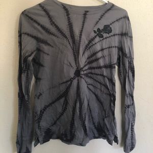 long sleeve tie dye shirt